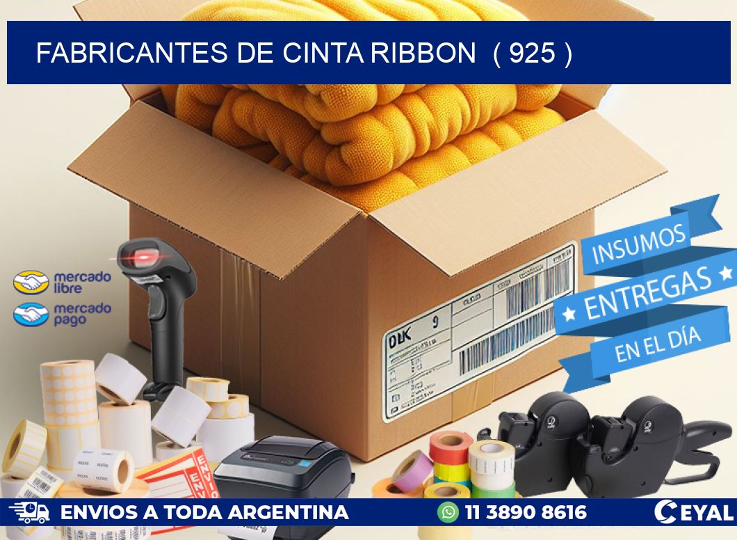 FABRICANTES DE CINTA RIBBON ( 925 )