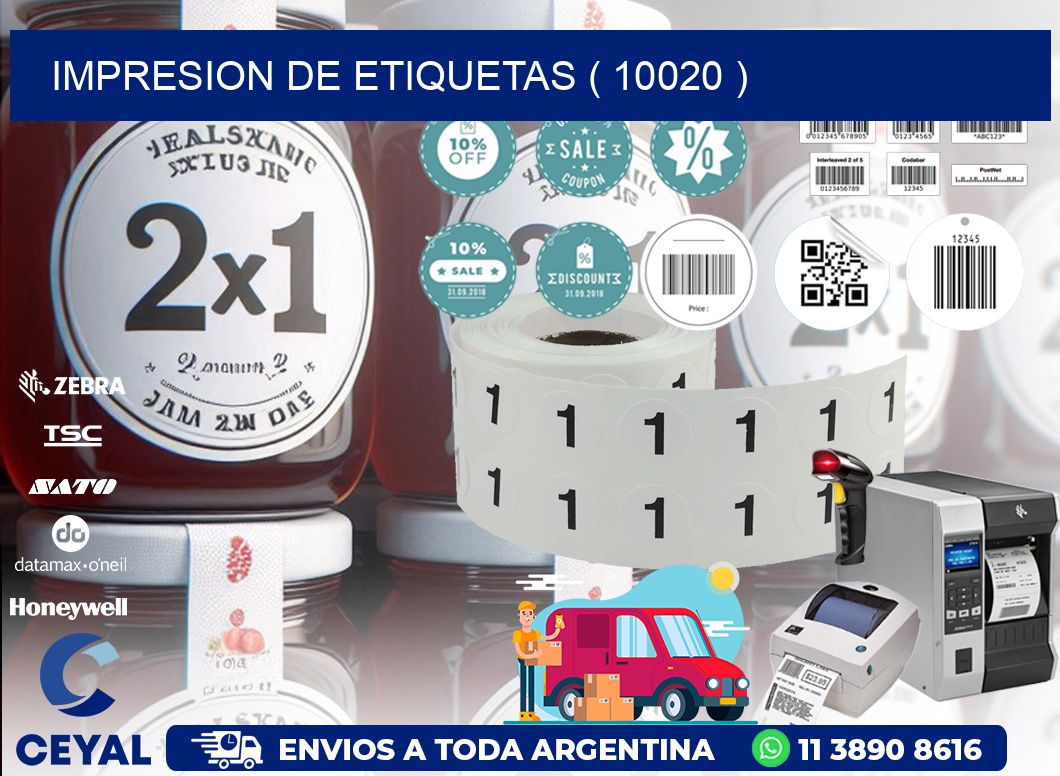 IMPRESION DE ETIQUETAS ( 10020 )