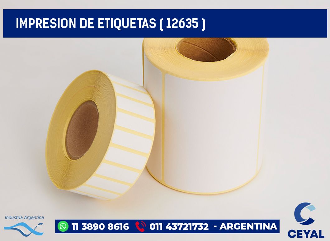IMPRESION DE ETIQUETAS ( 12635 )