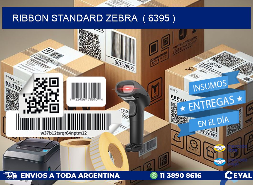 RIBBON STANDARD ZEBRA ( 6395 )