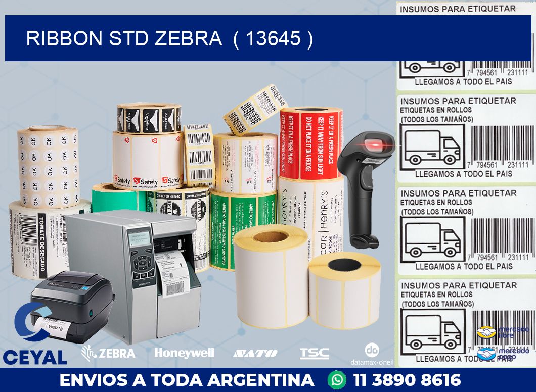 RIBBON STD ZEBRA ( 13645 )