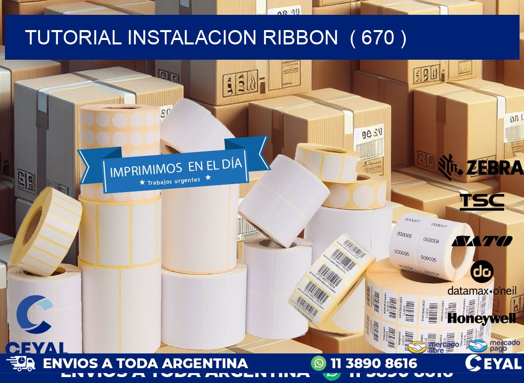TUTORIAL INSTALACION RIBBON ( 670 )