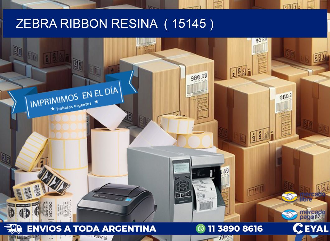 ZEBRA RIBBON RESINA ( 15145 )