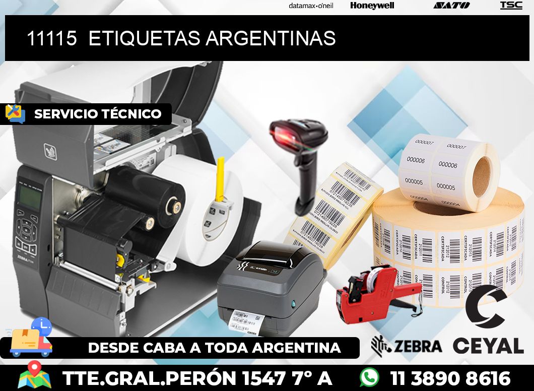 11115 ETIQUETAS ARGENTINAS