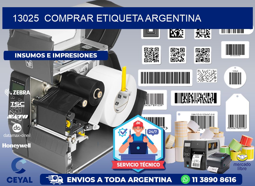 13025 COMPRAR ETIQUETA ARGENTINA