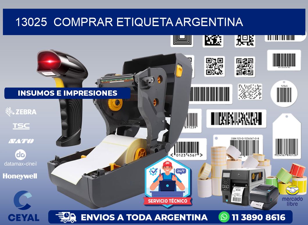 13025 COMPRAR ETIQUETA ARGENTINA