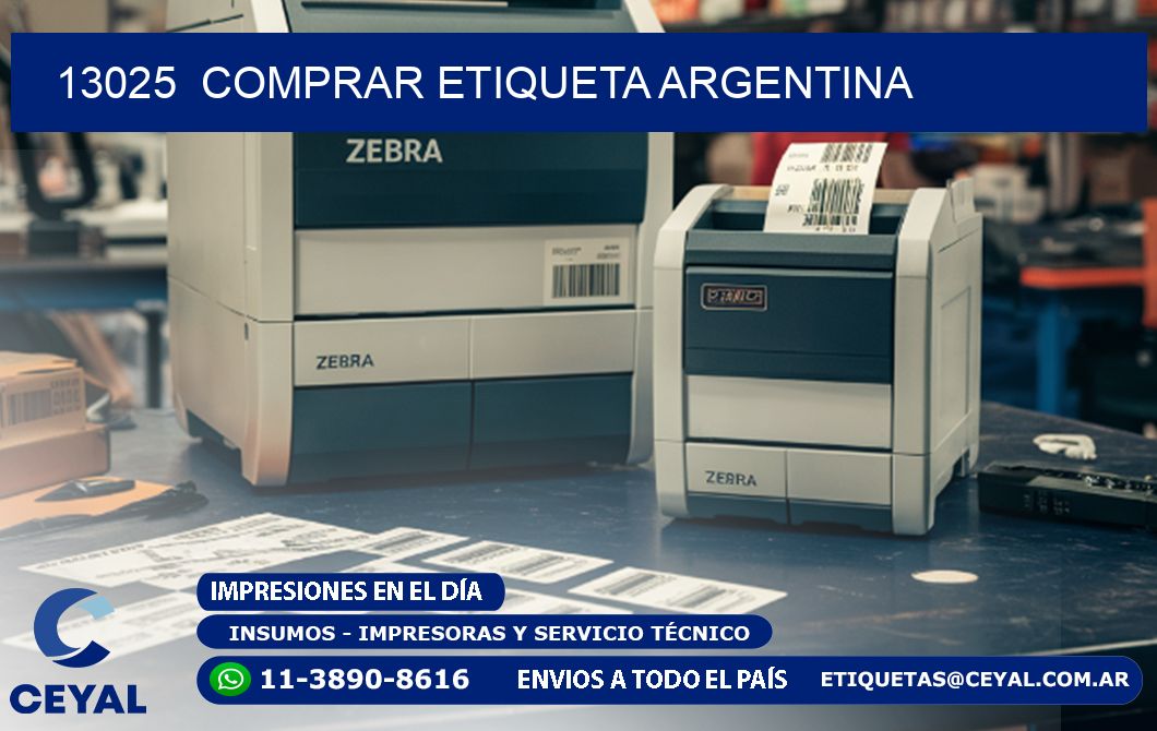 13025 COMPRAR ETIQUETA ARGENTINA