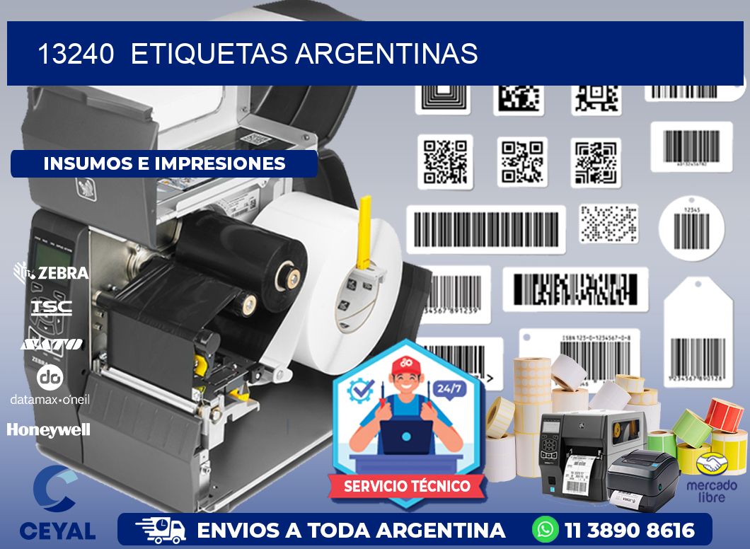 13240 ETIQUETAS ARGENTINAS