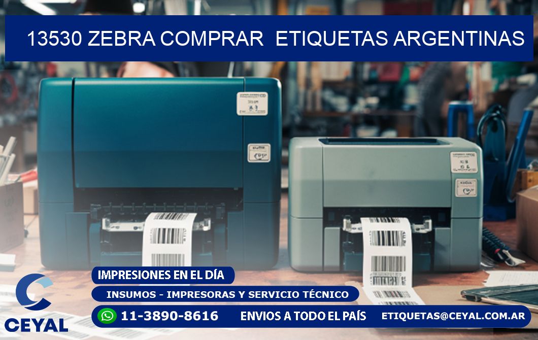 13530 ZEBRA COMPRAR ETIQUETAS ARGENTINAS