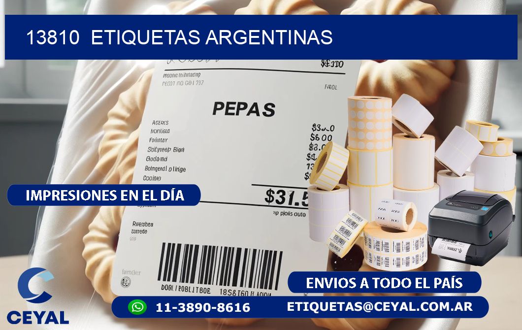 13810 ETIQUETAS ARGENTINAS