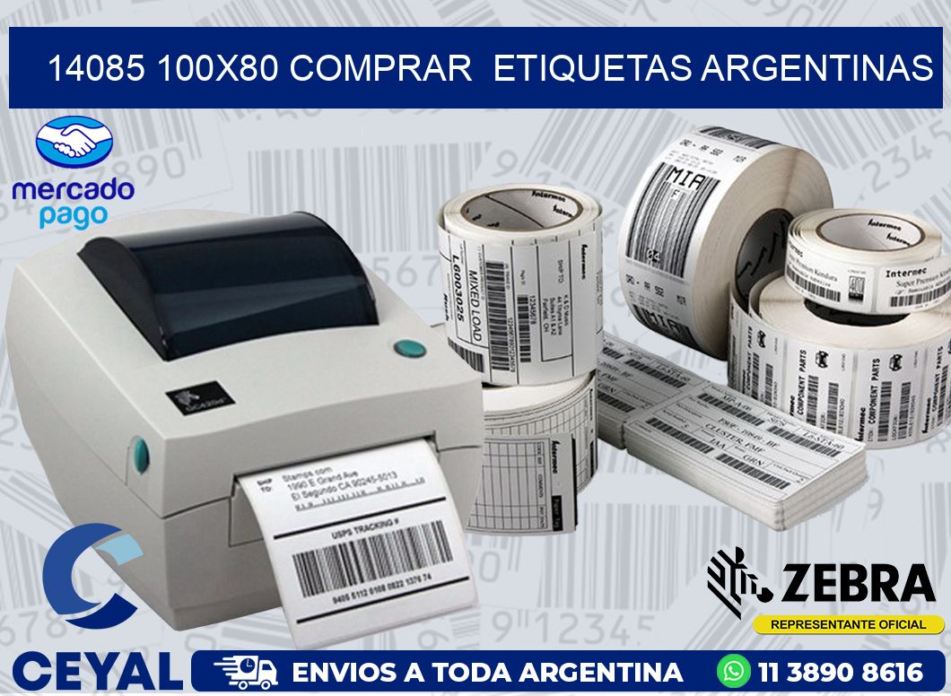 14085 100X80 COMPRAR ETIQUETAS ARGENTINAS