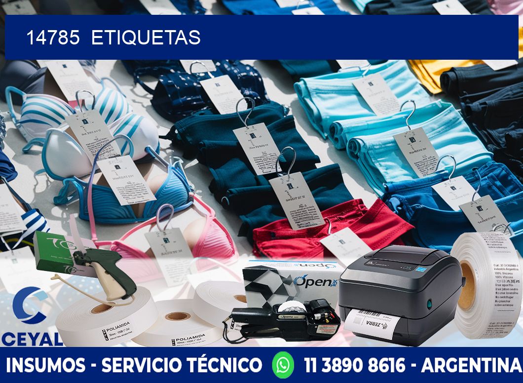 14785 ETIQUETAS