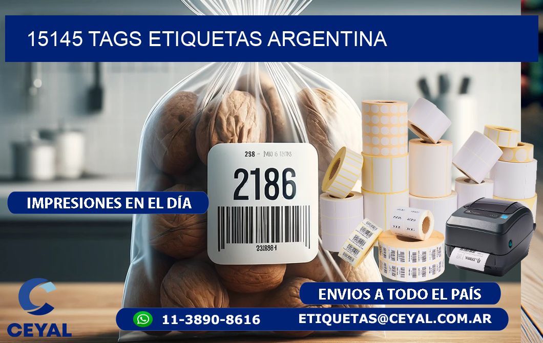 15145 TAGS ETIQUETAS ARGENTINA