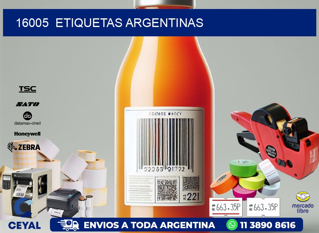 16005 ETIQUETAS ARGENTINAS