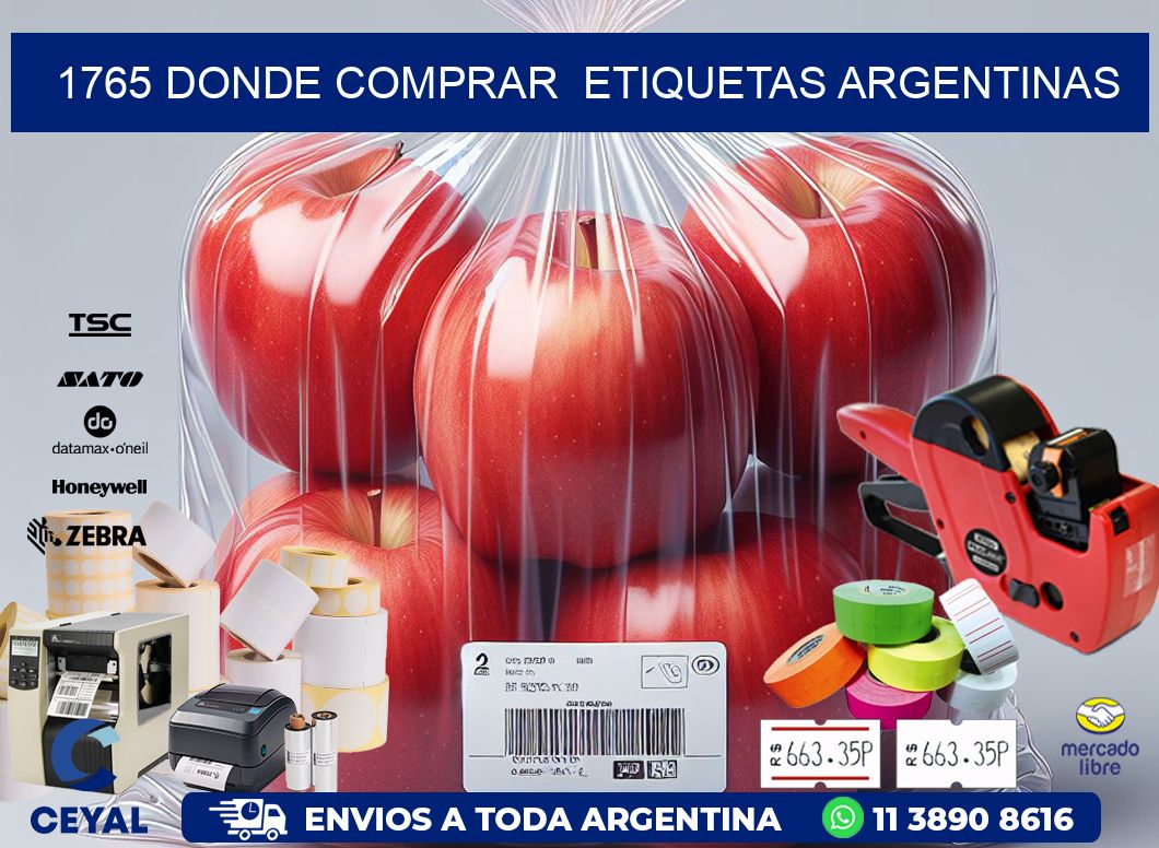 1765 DONDE COMPRAR ETIQUETAS ARGENTINAS