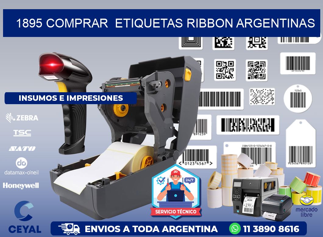 1895 COMPRAR ETIQUETAS RIBBON ARGENTINAS