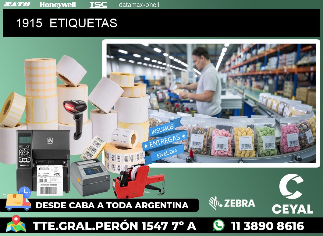 1915 ETIQUETAS
