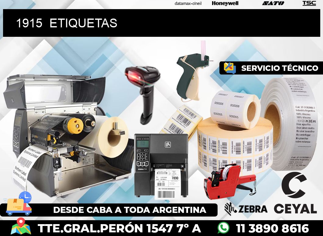 1915 ETIQUETAS
