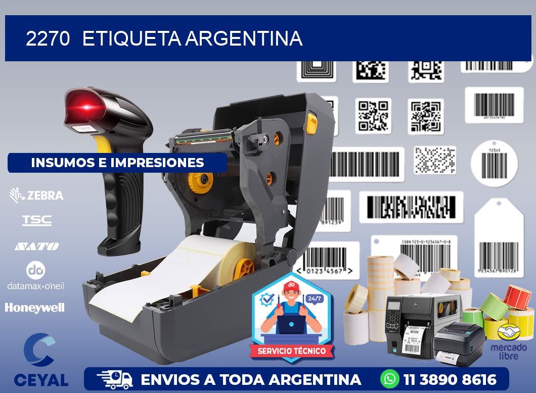 2270 ETIQUETA ARGENTINA