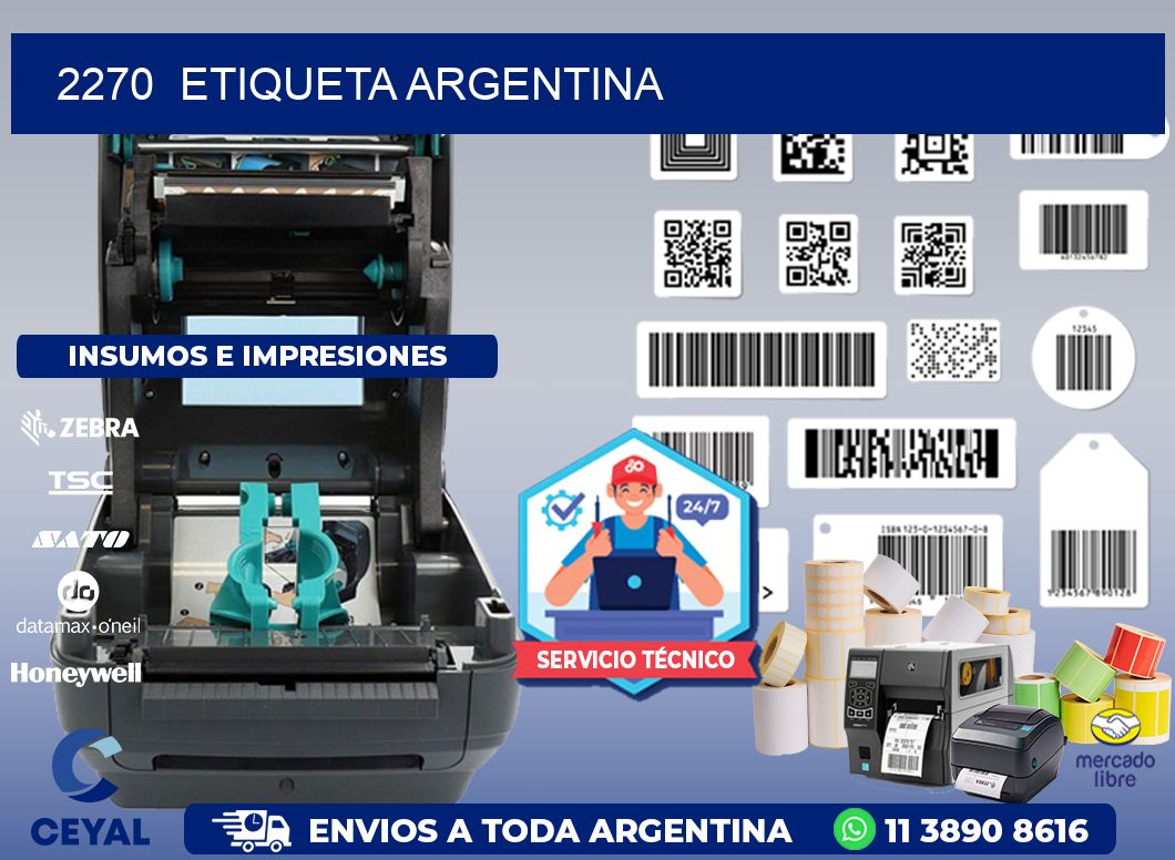 2270 ETIQUETA ARGENTINA