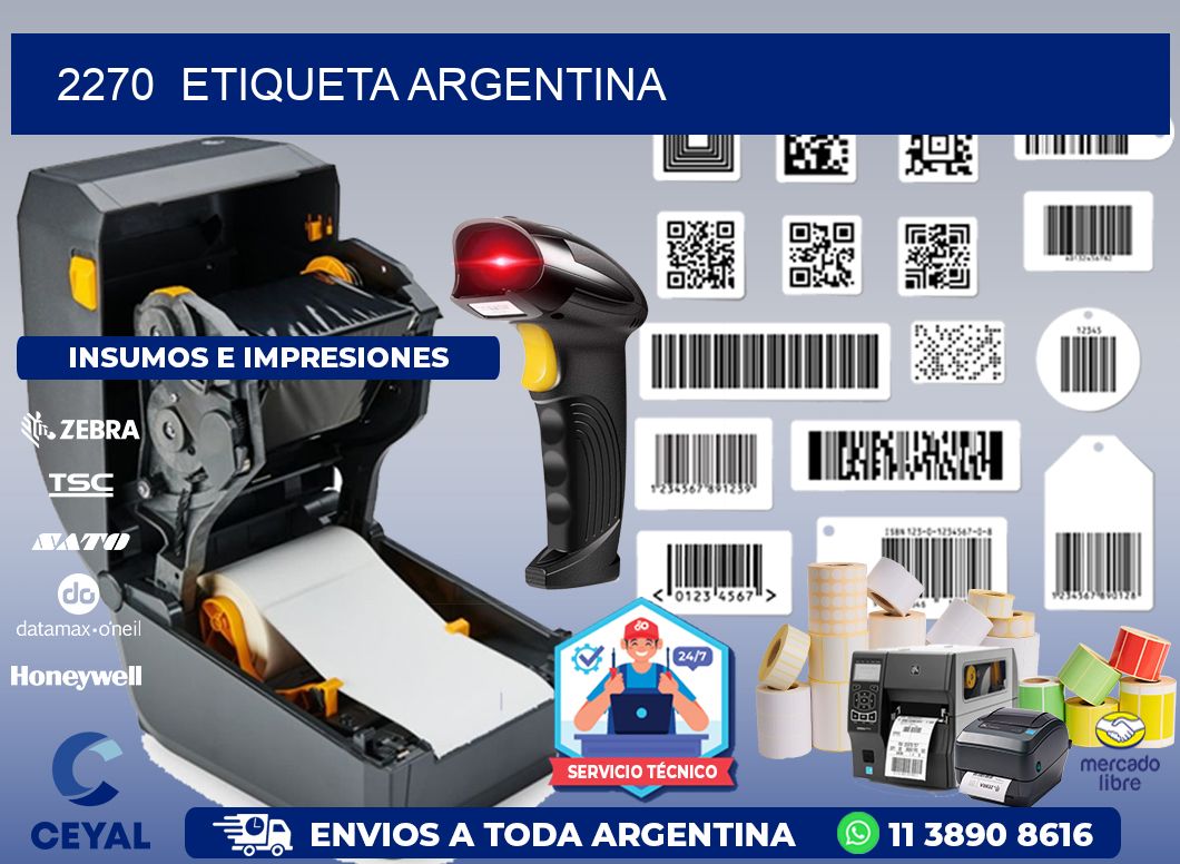 2270 ETIQUETA ARGENTINA