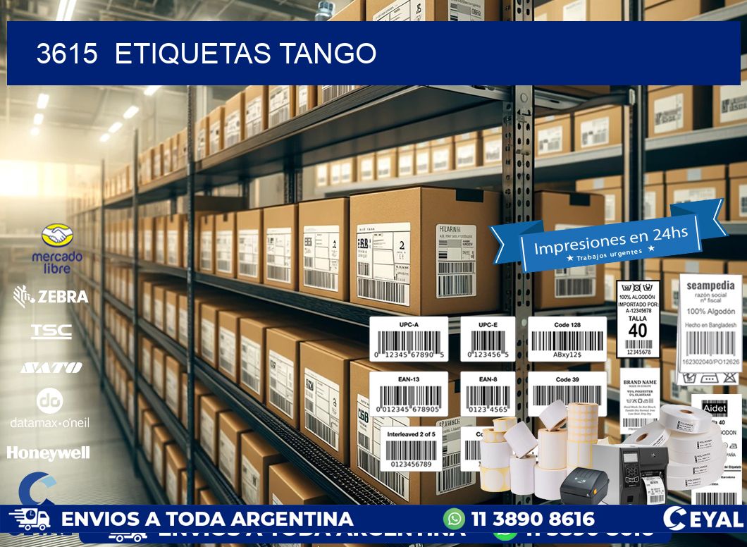 3615 ETIQUETAS TANGO