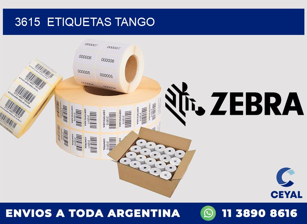 3615 ETIQUETAS TANGO