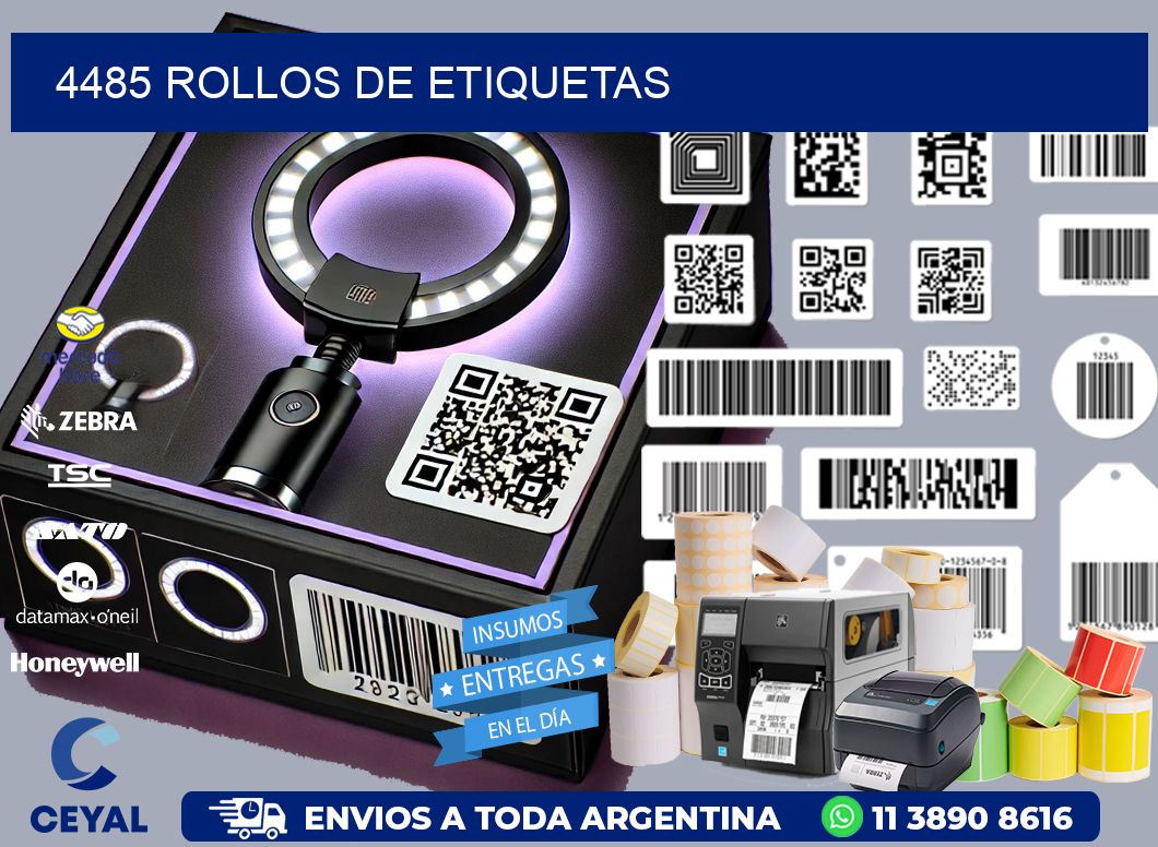 4485 ROLLOS DE ETIQUETAS