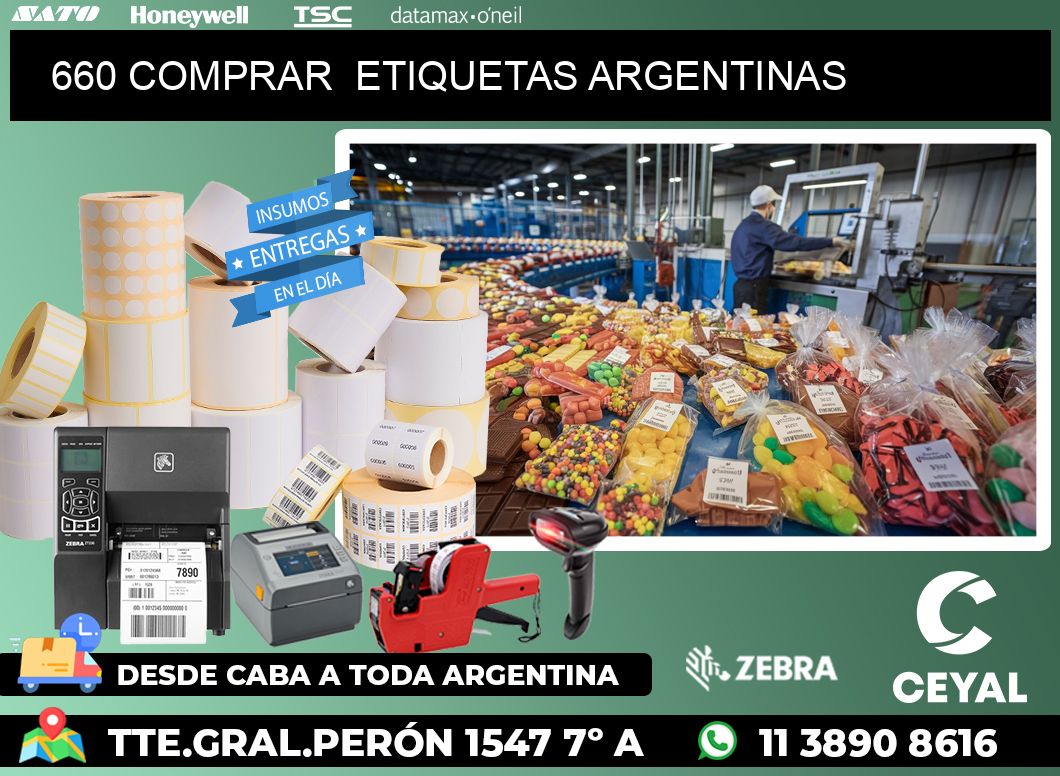 660 COMPRAR ETIQUETAS ARGENTINAS