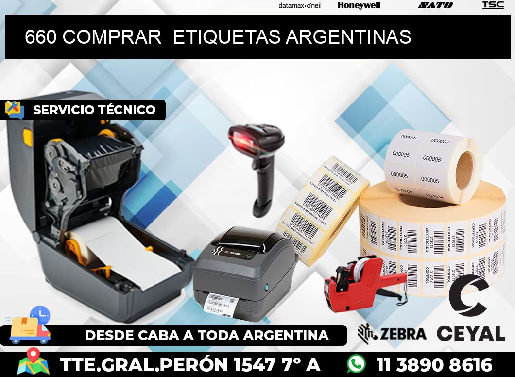660 COMPRAR ETIQUETAS ARGENTINAS