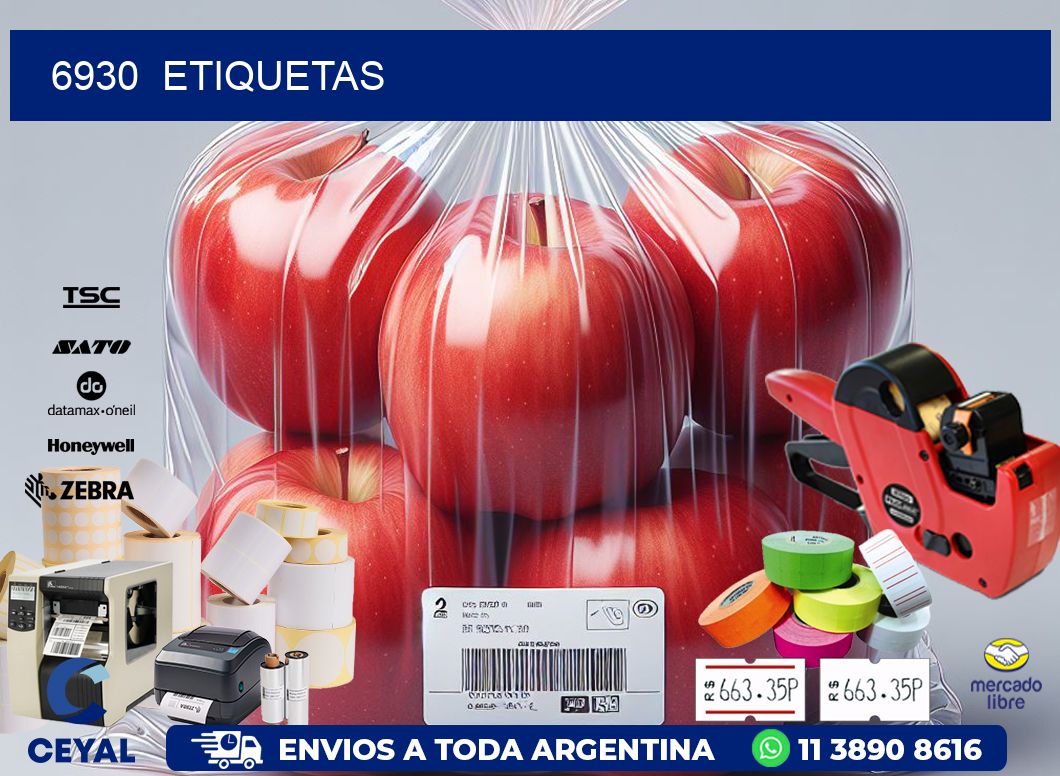 6930 ETIQUETAS
