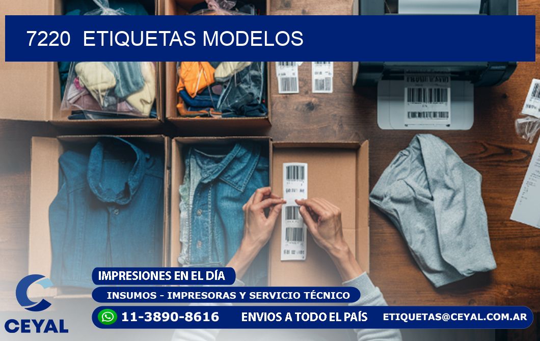 7220 ETIQUETAS MODELOS