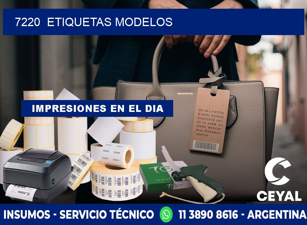 7220 ETIQUETAS MODELOS