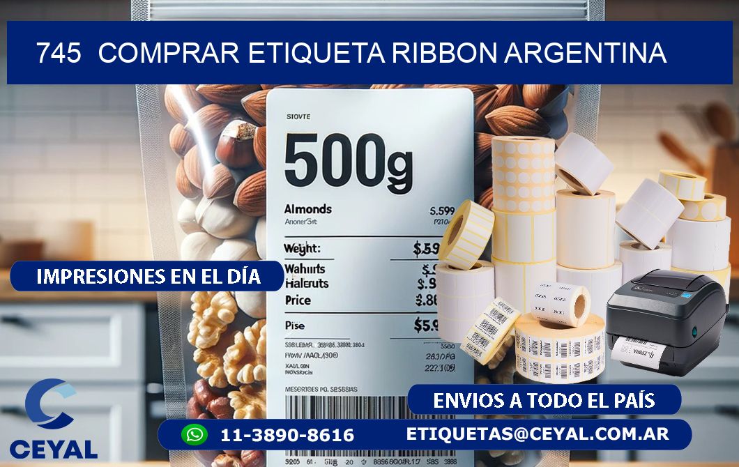 745 COMPRAR ETIQUETA RIBBON ARGENTINA