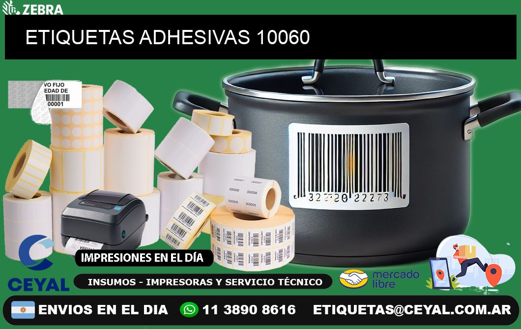 ETIQUETAS ADHESIVAS 10060