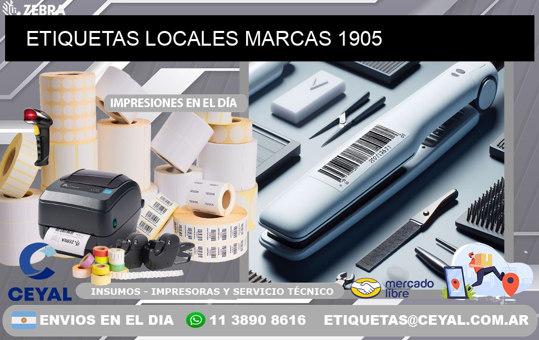 ETIQUETAS LOCALES MARCAS 1905