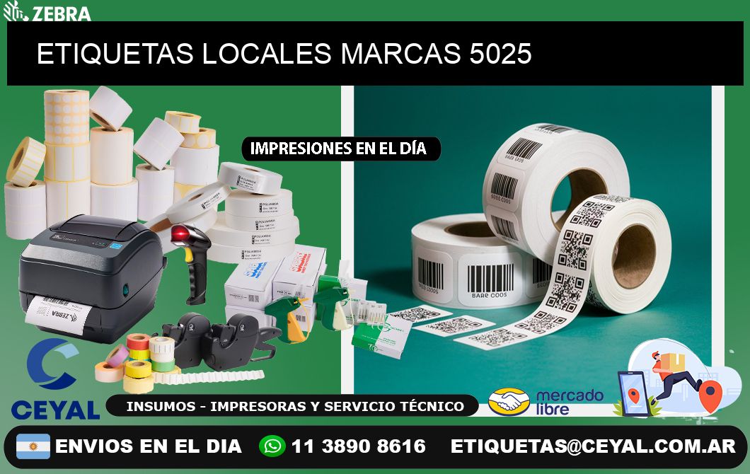 ETIQUETAS LOCALES MARCAS 5025