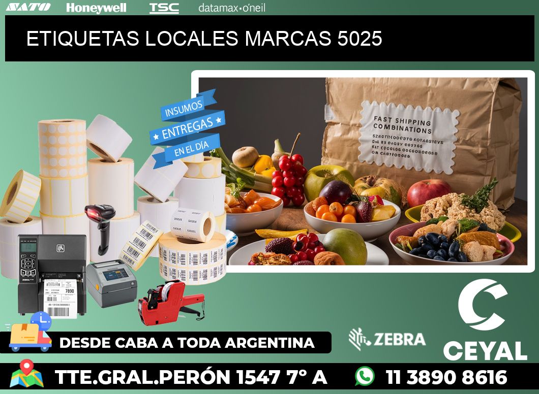 ETIQUETAS LOCALES MARCAS 5025