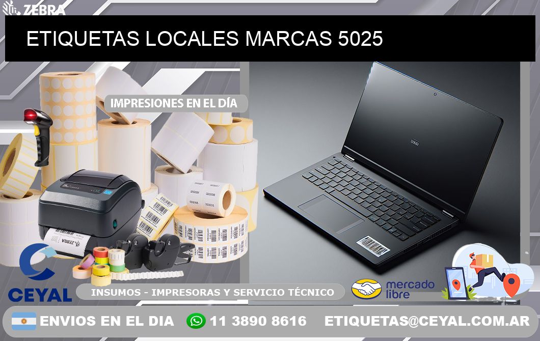 ETIQUETAS LOCALES MARCAS 5025