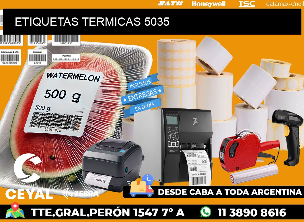 ETIQUETAS TERMICAS 5035