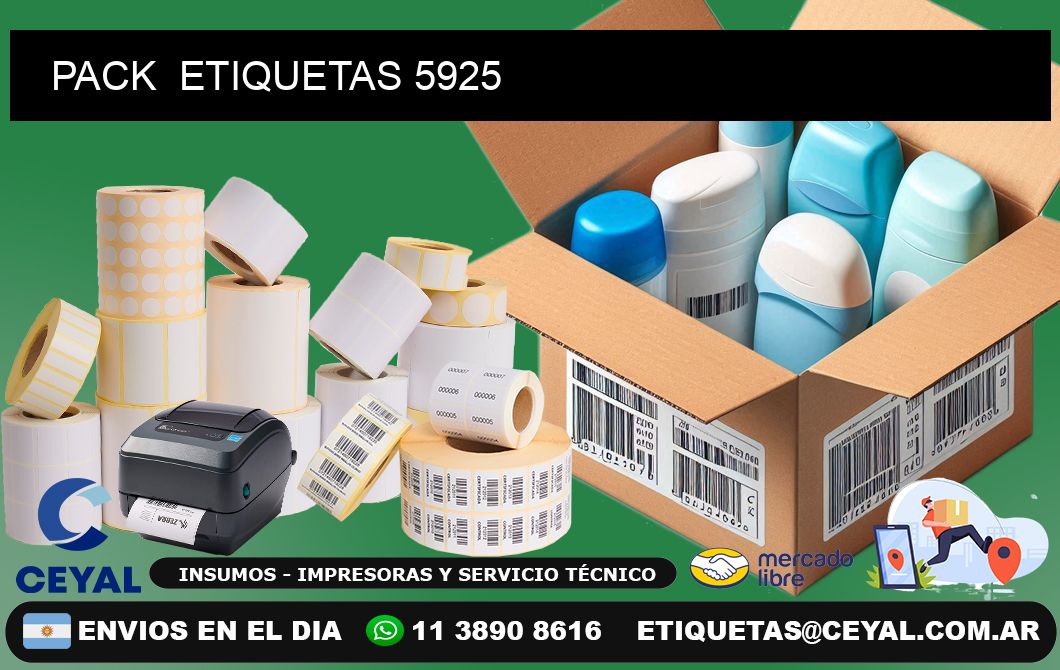 PACK ETIQUETAS 5925