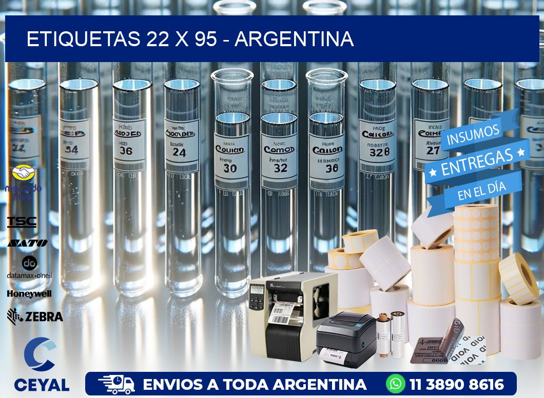 ETIQUETAS 22 x 95 - ARGENTINA
