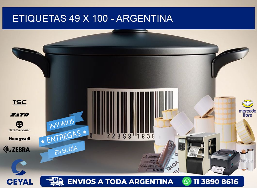 ETIQUETAS 49 x 100 - ARGENTINA