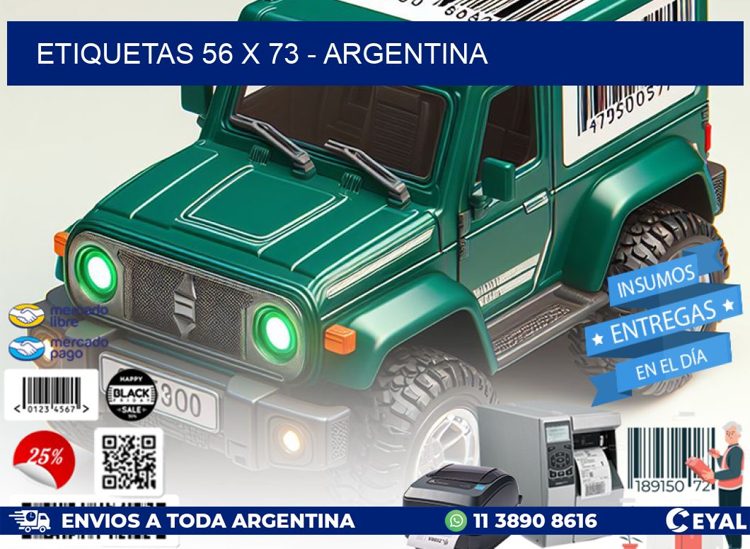 ETIQUETAS 56 x 73 - ARGENTINA