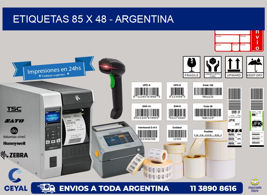 ETIQUETAS 85 x 48 – ARGENTINA
