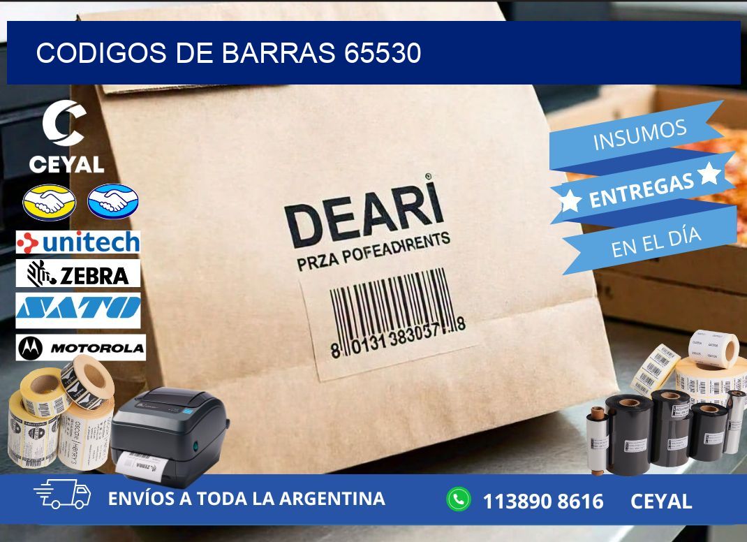 CODIGOS DE BARRAS 65530