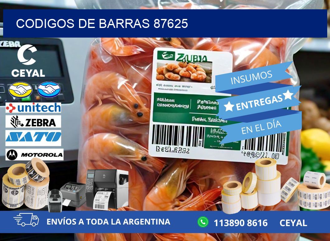 CODIGOS DE BARRAS 87625