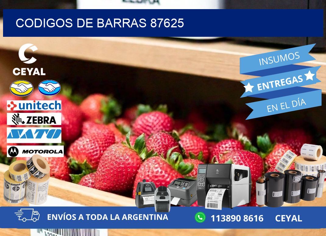 CODIGOS DE BARRAS 87625