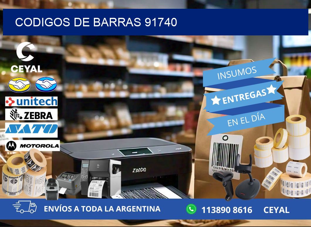 CODIGOS DE BARRAS 91740