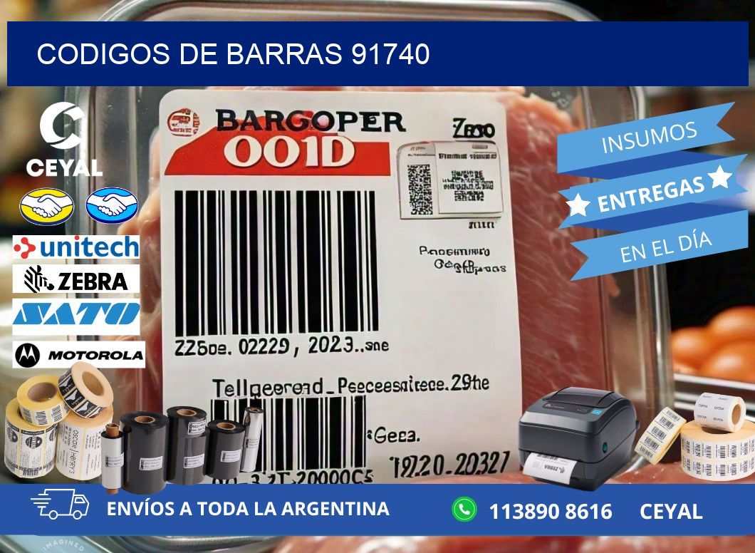 CODIGOS DE BARRAS 91740